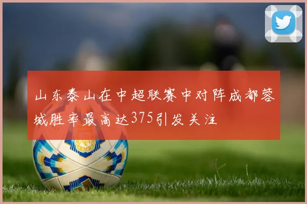 山东泰山在中超联赛中对阵成都蓉城胜率最高达375引发关注